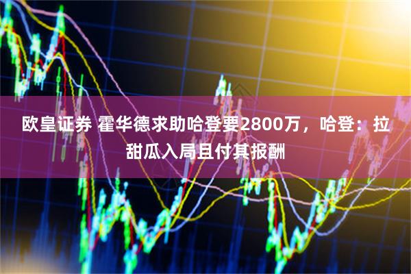 欧皇证券 霍华德求助哈登要2800万，哈登：拉甜瓜入局且付其报酬